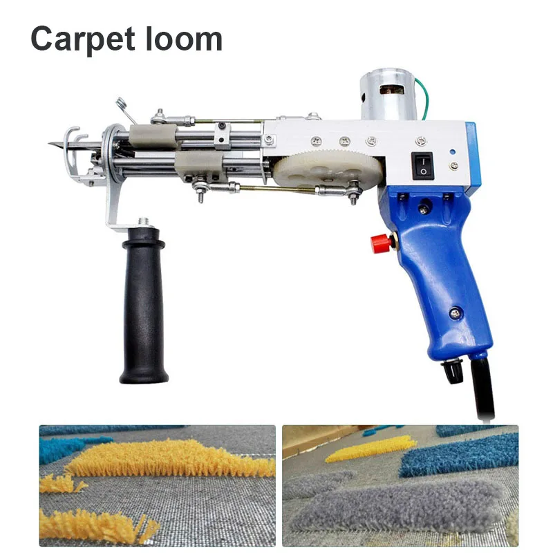 

Electric Carpet Tufting Gun 2in1 Cut Pile Carpet Weaving Machine Portable DIY Flocking Embroidery Knitting Tools 100V-240V