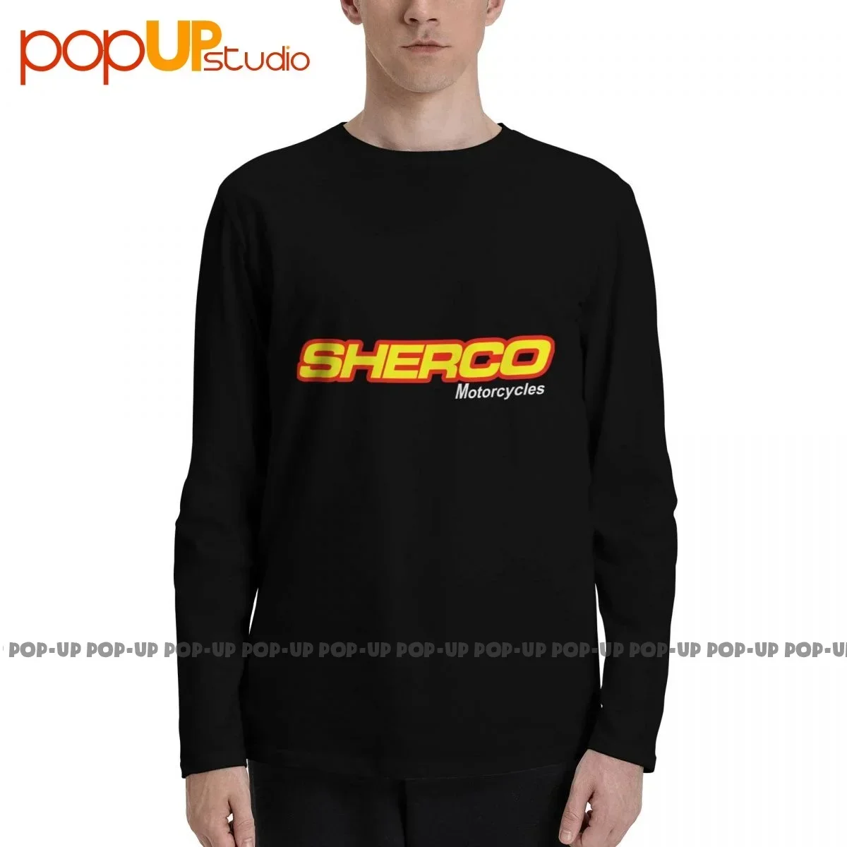 Sherco Motorcycle Long Sleeve T-Shirts T-shirt Tee Pop Daily Natural Best Seller