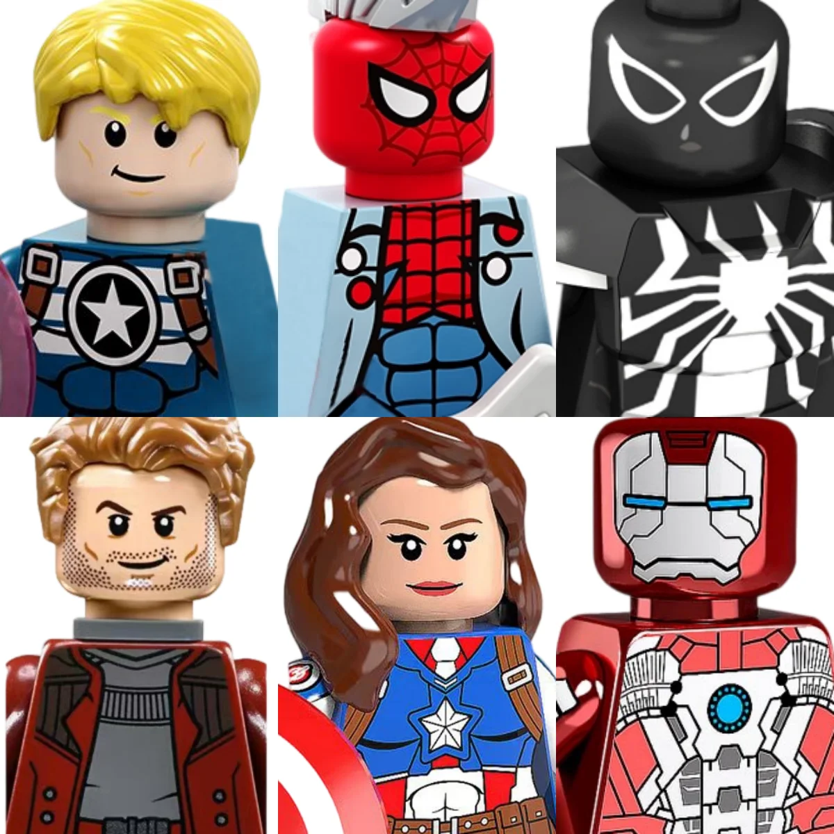 

Marvel Blocks Bricks Daredevil Superhero Venom Spider-Man Mini character building blocks Hot toy children's party gift