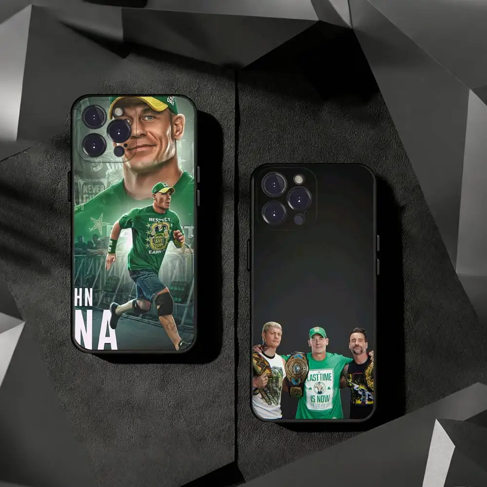 

John Cena Wrestling Star Actor Phone Case For iPhone 17 16 15 14 13 12 11 Pro Xs Max Mini Plus Antislip Shockproof Hard
