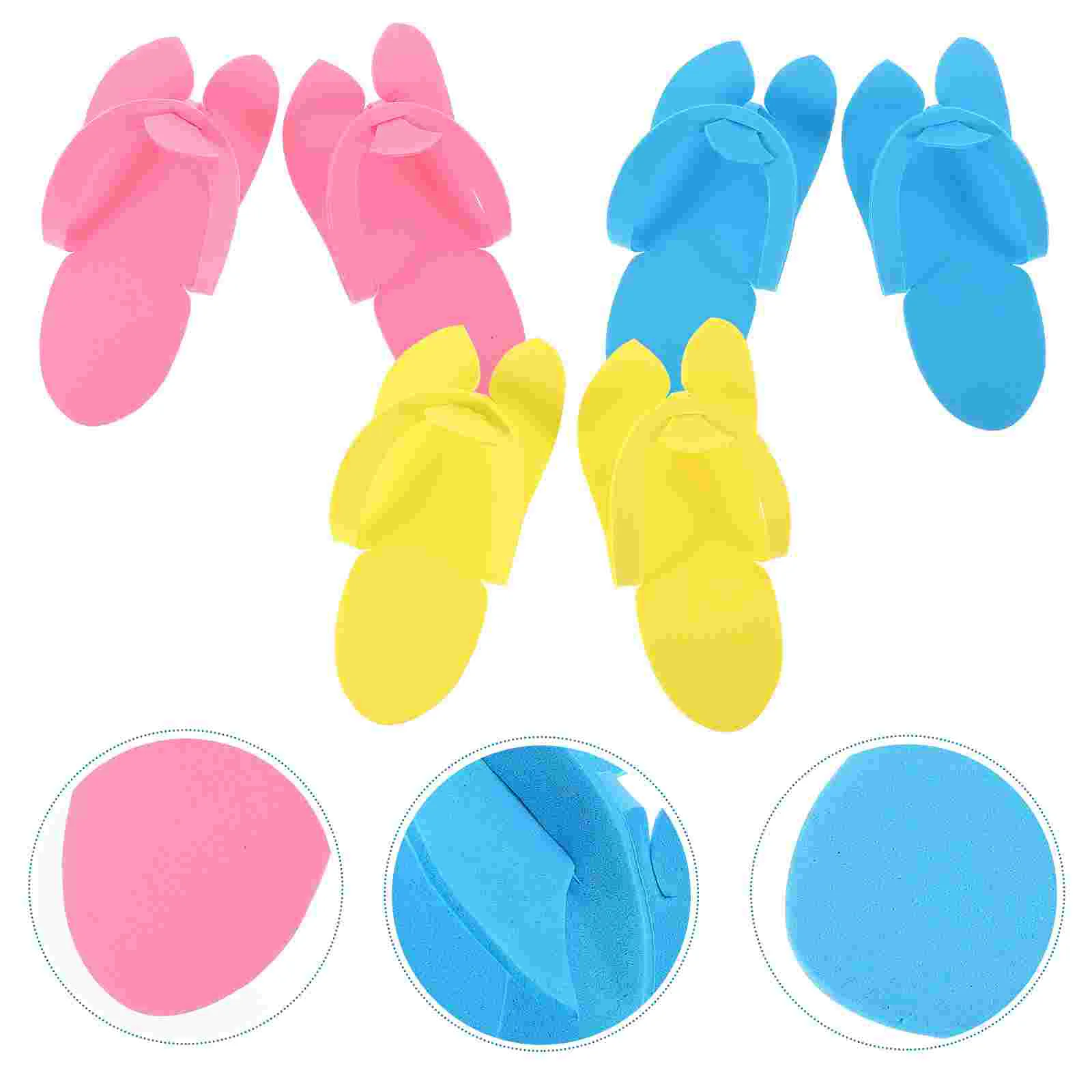 48 Pairs Slippers Slippers Bulk Anti-Slips Eva Foam Spa Slippers Disposable Foam Slippers Guest Slippers Salon Nail Foot Spa