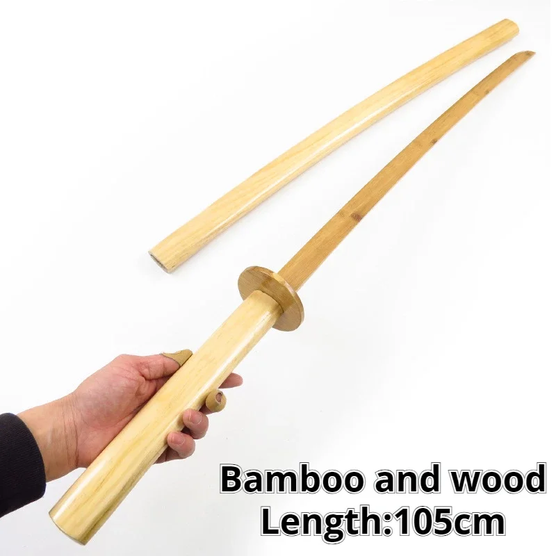 Japanese Katanas Wood Kendo Bamboo Knife Fighting Tools Training Sword Wushu Sports Entertainment Martial Arts  Equipment