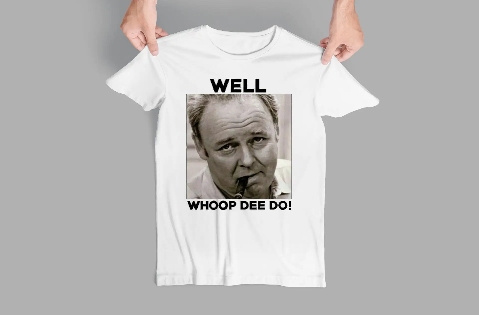 Archie Bunker Funny 70s White Size T Shirt SweaT Best Quality Chritmas Birthdays