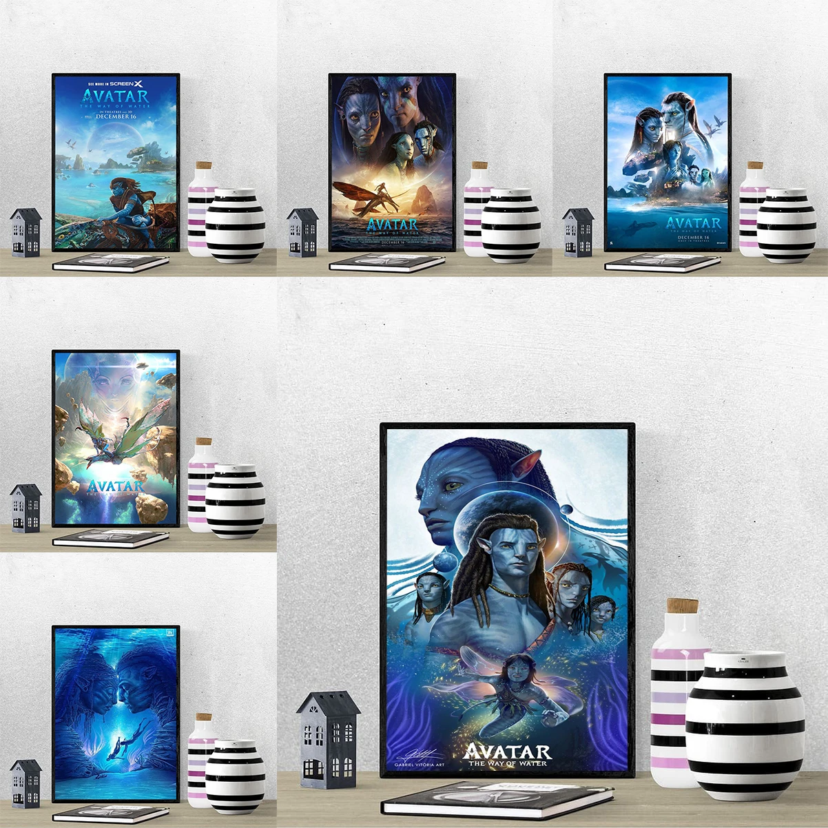 

Avatar American Movie Poster Posters for Room Decoration Home Decor Decorative Paintings Painting Canvas Wall Art Mural Pictures