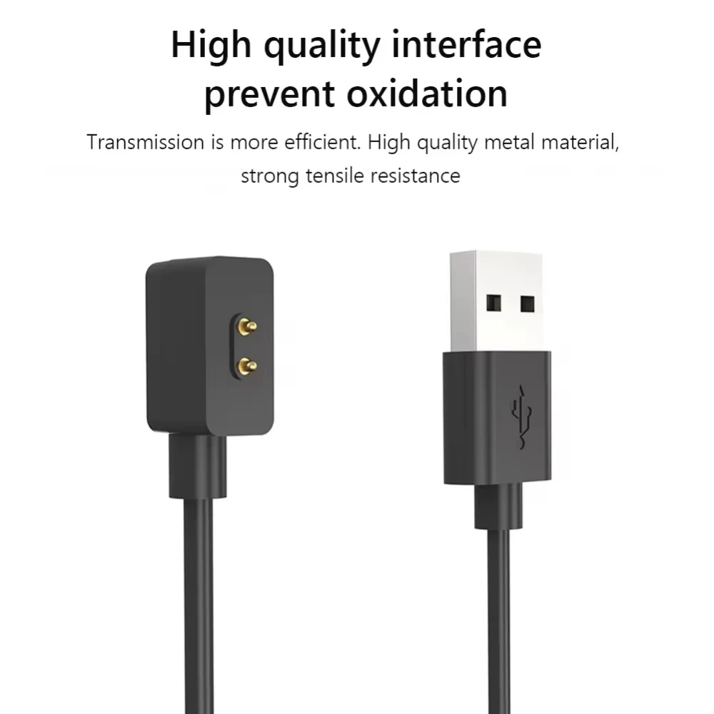 USB Charger Cable For Xiaomi Band 8 Active Mi Band8 Pro Magnetic Charging Cradle Adapter For Redmi Watch 3 4 Active Charger Dock