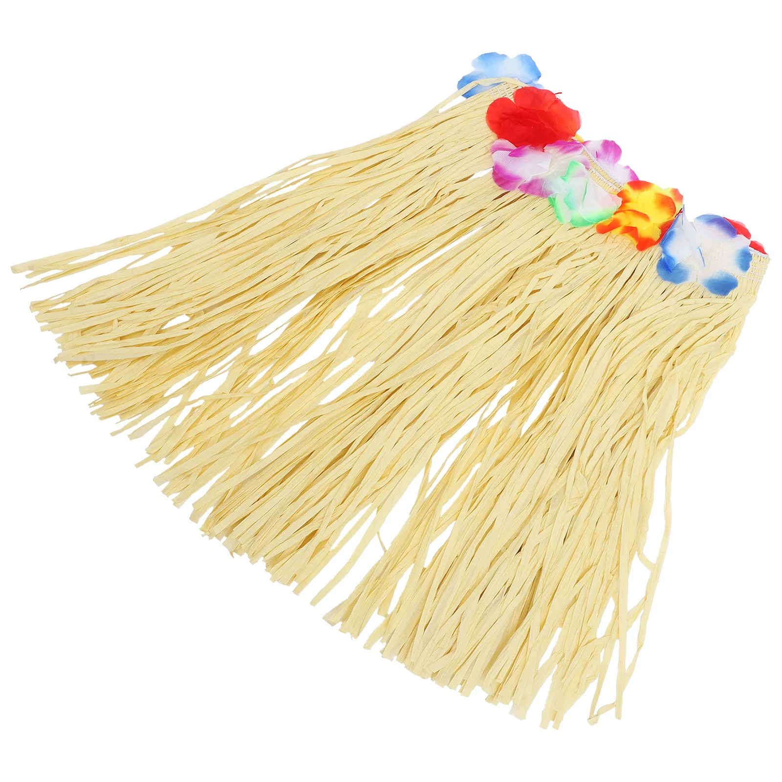 Hula Grass تنورة قسط الرافية هاواي ملابس رقص مرونة الخصر قابل للتعديل للبالغين مهرجان أداء الحفلات ديكور Luau
