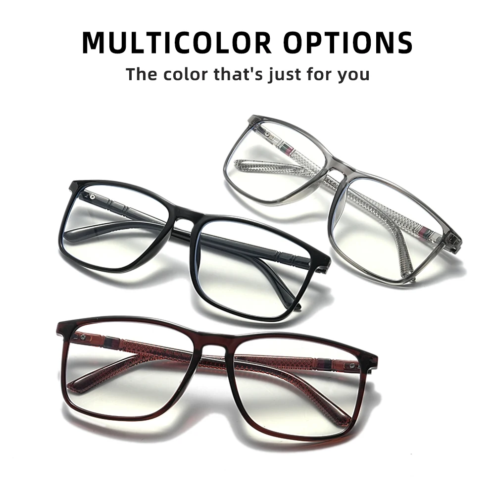 แว่นตาอ่านหนังสือคลาสสิกสำหรับผู้ชาย/ผู้หญิง ป้องกันแสงสีฟ้า แว่นสายตายาว รุ่นอ่านหนังสือ +1.0+1.5+2.0+2.5+3.0+3.5