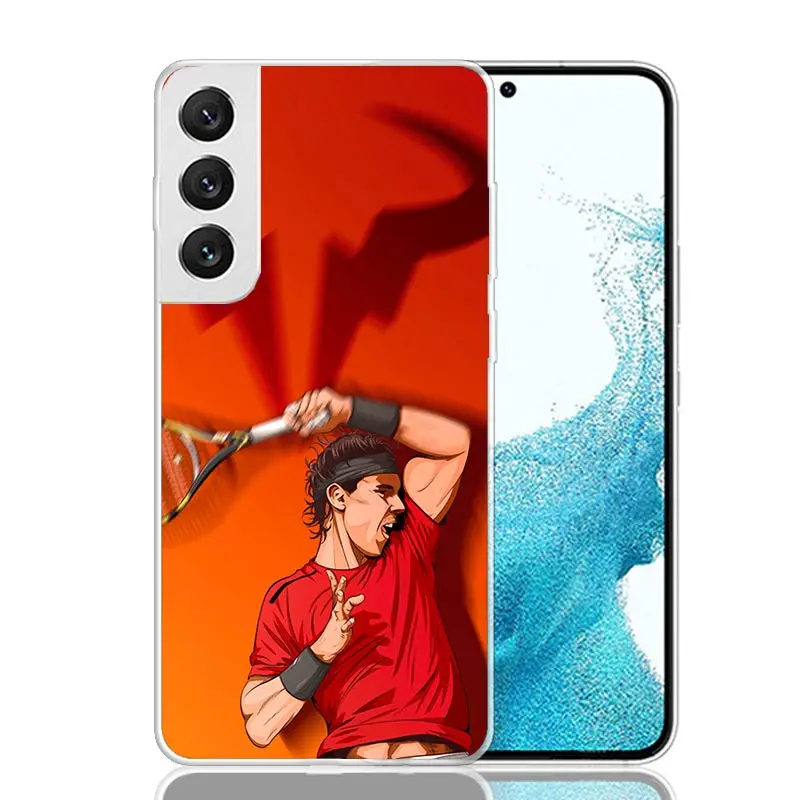 Rafael Nadal Tennis Phone Case For Samsung Galaxy S24 S23 S22 S21 FE S20 Ultra S10 Plus S10E S9 S8 + Art Customized Coque Capa