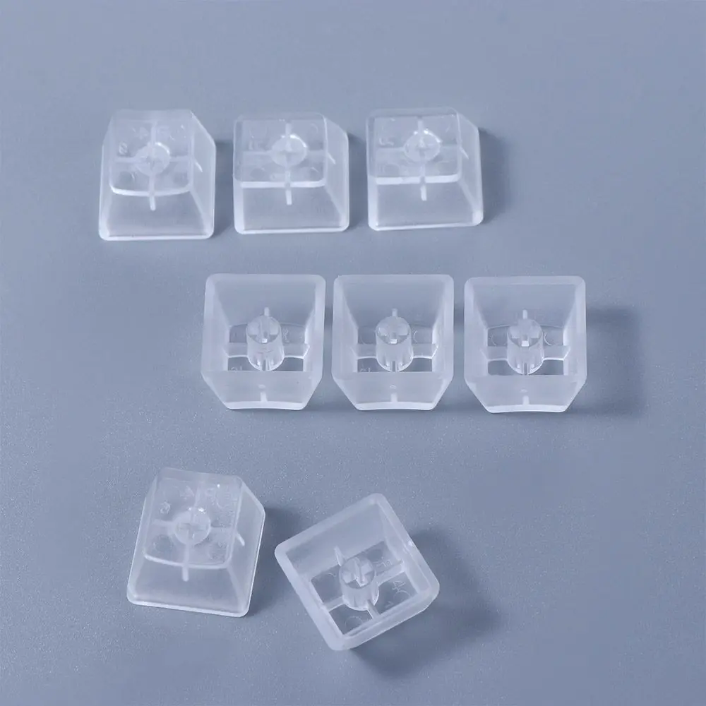 High Quality Office R4/R3/R2/R1 10Pcs Matte ABS Transparent Mechanical keyboard Keycaps Backlit Keycaps Cherry Gateron