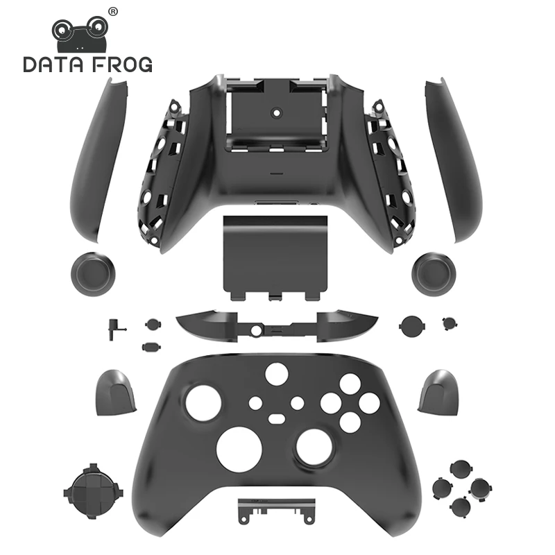 DATA FROG Gehäuseschale für die hintere Abdeckung für Xbox Series X S Controller, Ersatzteile, DIY-Reparaturset, Schutzhülle