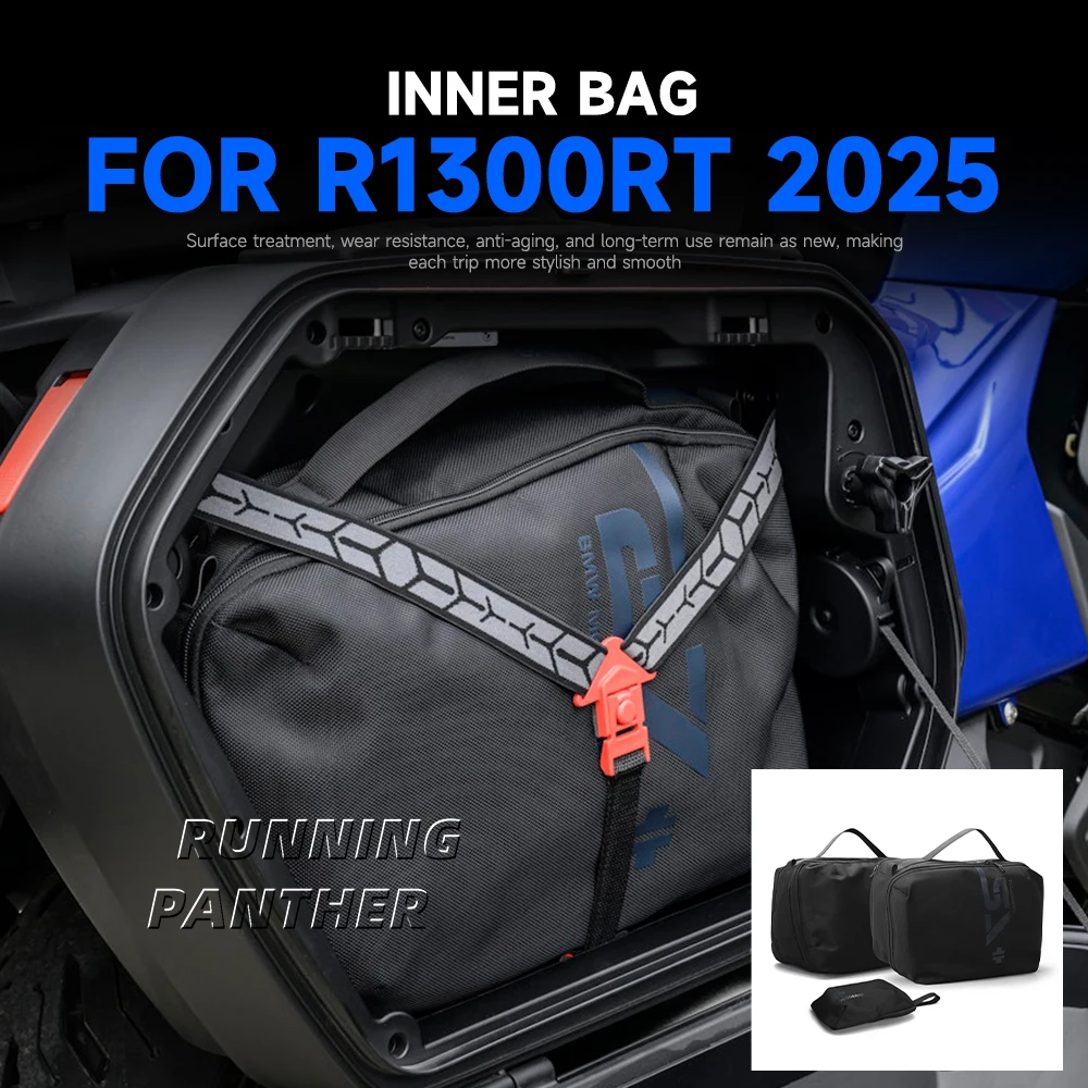 

Waterproof Motorcycle Inner Bag For BMW R 1300 RT R1300 RT R1300RT 2025 Black Side Case Top Box Organizer Liner with Logo