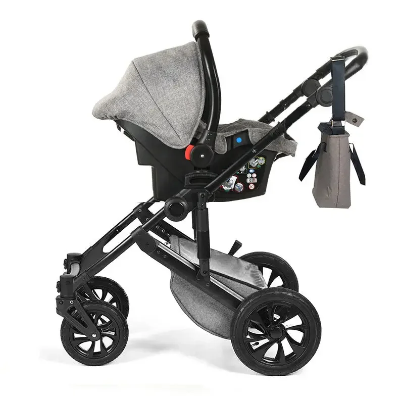 Customized Aluminum Frame High Landscape Baby Pushchair Luxury 4 In 1 Baby Stroller