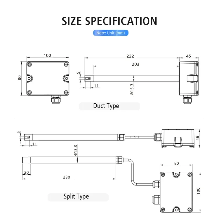 air flow transmitter for accurate and reliable measurement in building automation and ventilation