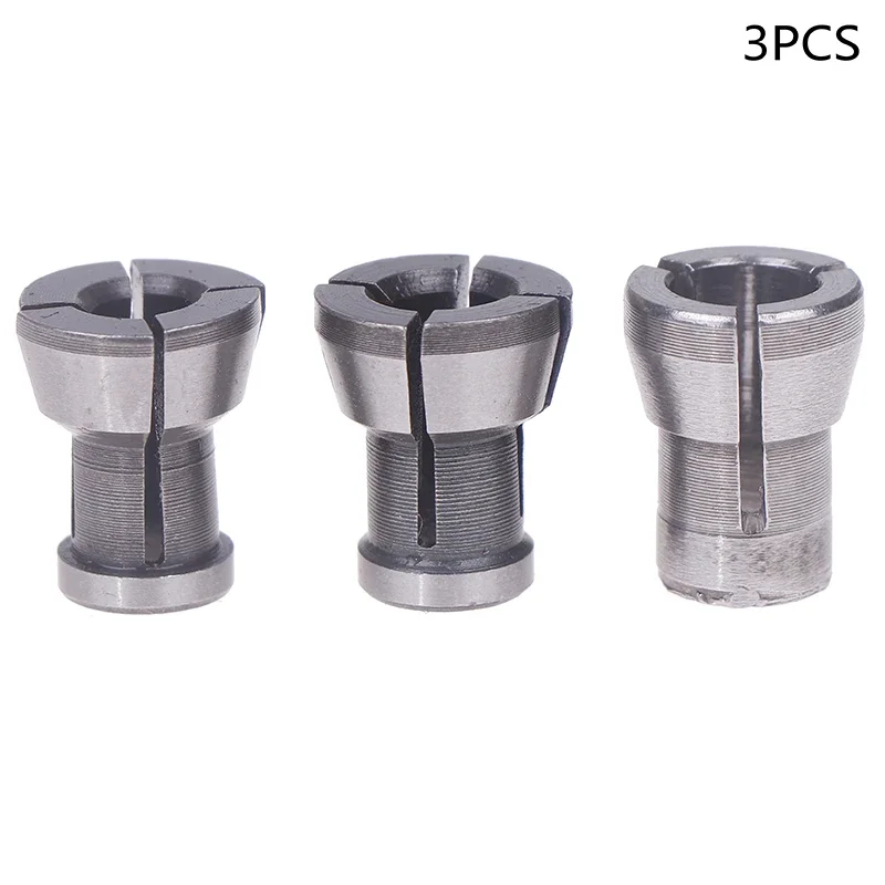 

3pcs M17 6/6.35/8mm Collet High Precision Chuck Adapter Engraving Trimming Machine Router Milling Cutter Accessories