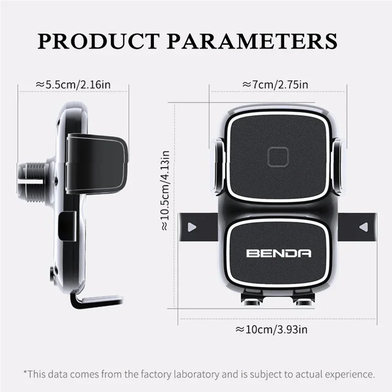 Support de téléphone de moto rotatif à 360 °, mise à niveau LDavid, support GPS, support rapide, Benda, Alberchilla 450, Rock300, LFS700