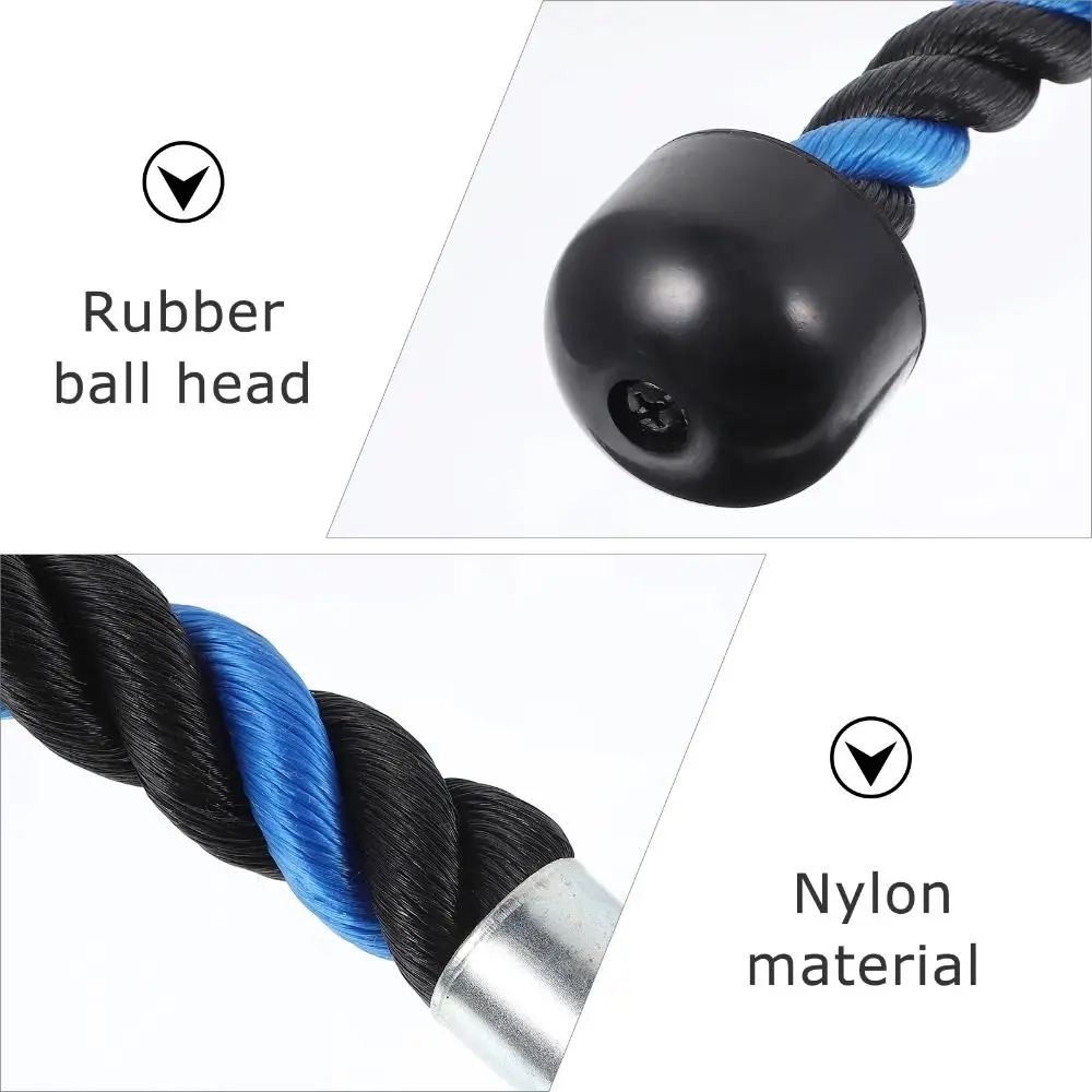 Single Handle Fitness Pull Rope Bodybuilding Triceps Gantry Pull Rope Stable Multifuntional Gym Equipment Pull Rope