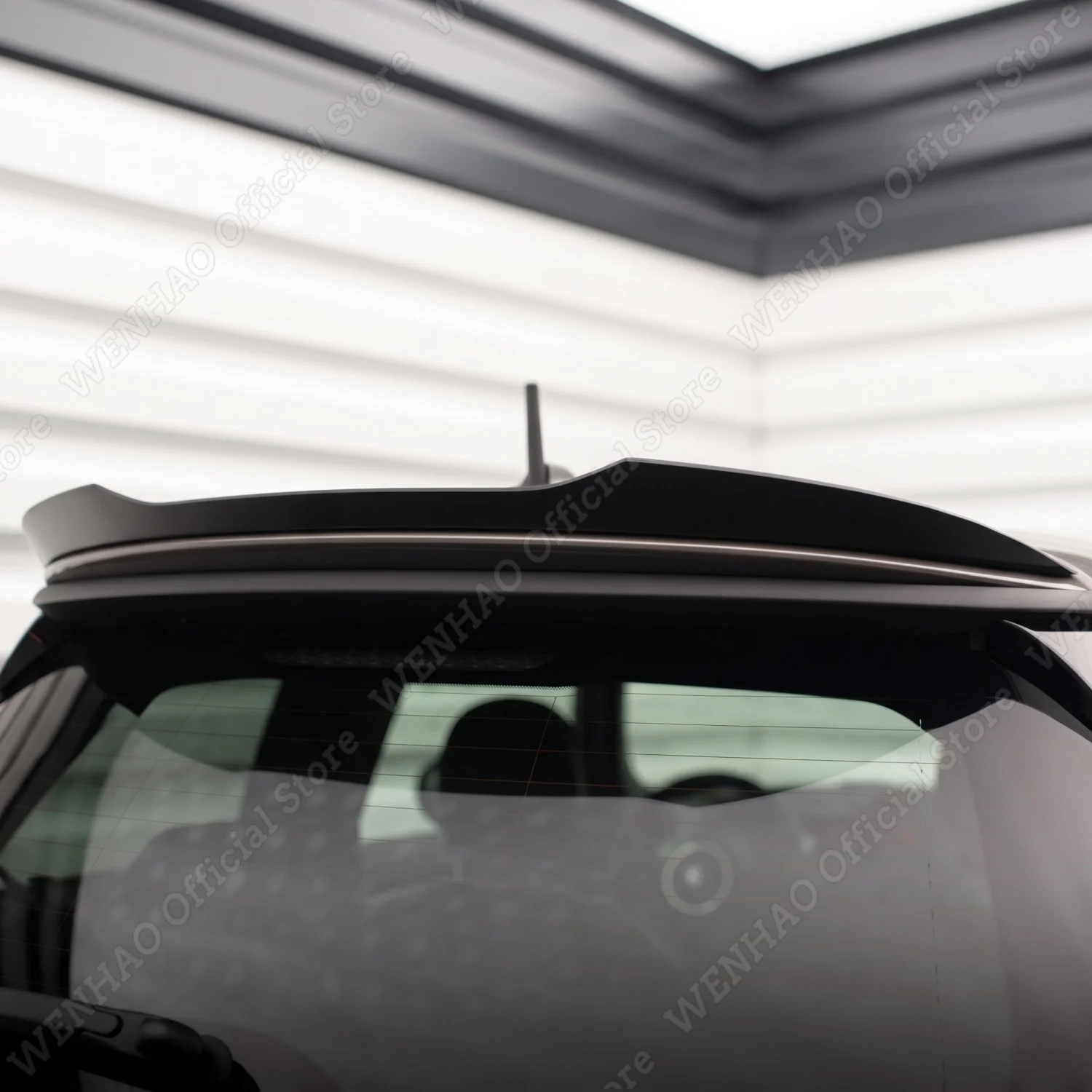 Maxton Style Car Rear Spoiler Spliter For Mini Cooper S F56 Facelift  2022-2025 Trunk Roof Caps Tail Wings Cover Trim Body Kits