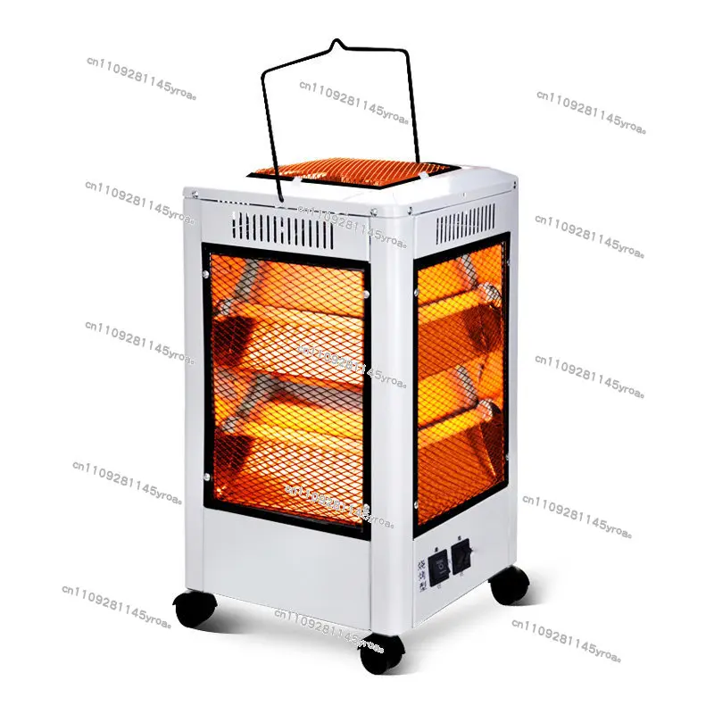 Five-sided heater household energy-saving four-sided stove small solar electric heater electric fan electric oven stove