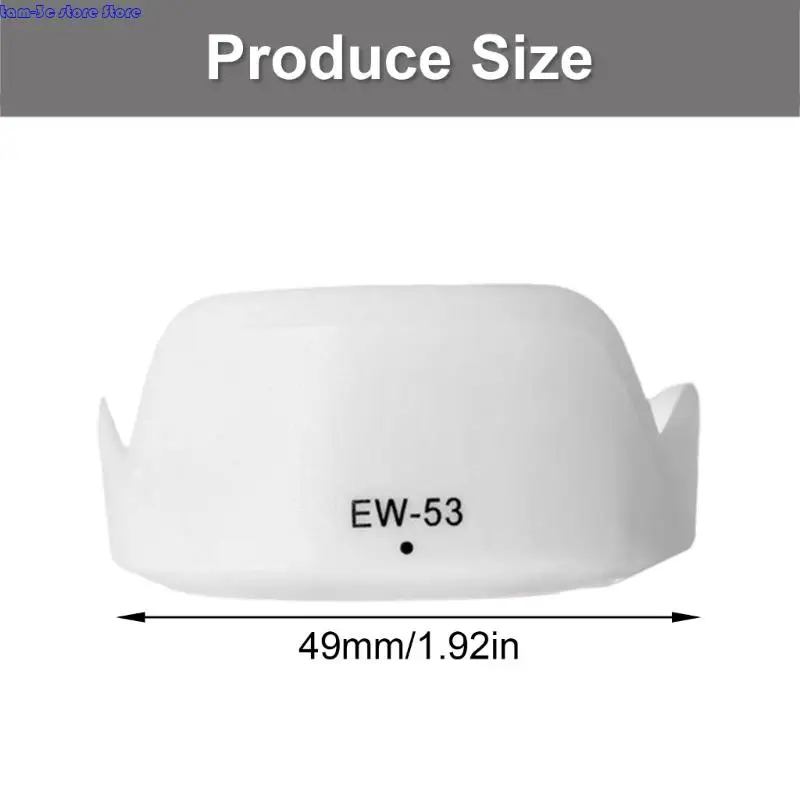D0UA Lente Capucha EW53 Reversibles para EF-M 15-45 mm RF-S 18-45 mm lente protege contra las luces y daño