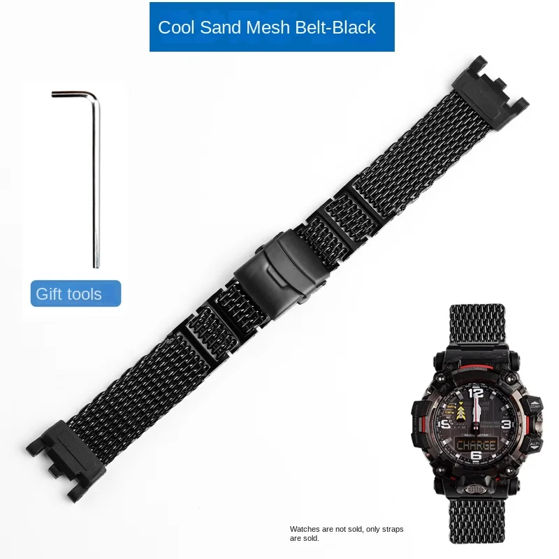 GWG 2000 modified watch Strap for Casio G-SHOCK 5678 GWG-2000-1A GWG-2040FR Stainless steel wristband waterproof watchband parts