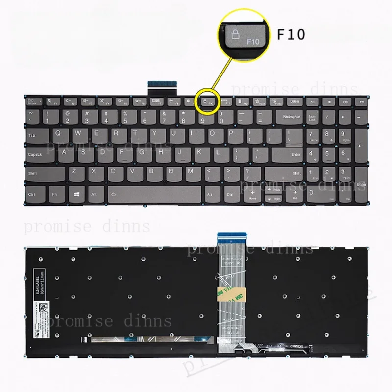 M  for Lenovo XiaoXin Air-15ARE 15ITL 2020 15ALC 15IIL 2021 Laptop Keyboard