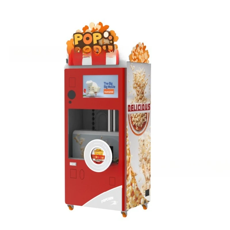 Automatic popcorn machine commercial stall self-service vending machine