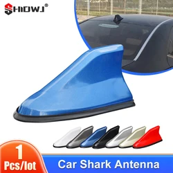 Car Radio Shark Fin Antenna Universal Auto Shark Antenna Radio FM Signal Aerials Roof Antennas For All Cars Car Styling