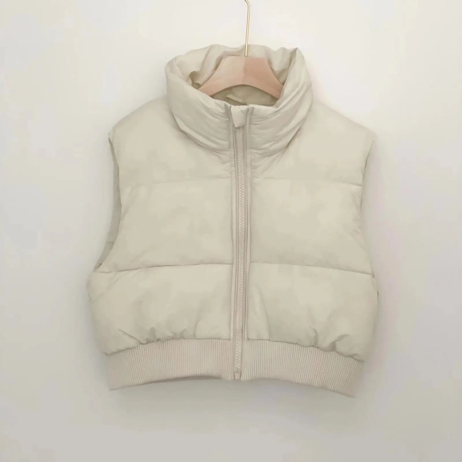 

Spring and Autumn Winter European and American Streets Urban Leisure Cotton Clothes Sleeveless Vest Women's Clothing