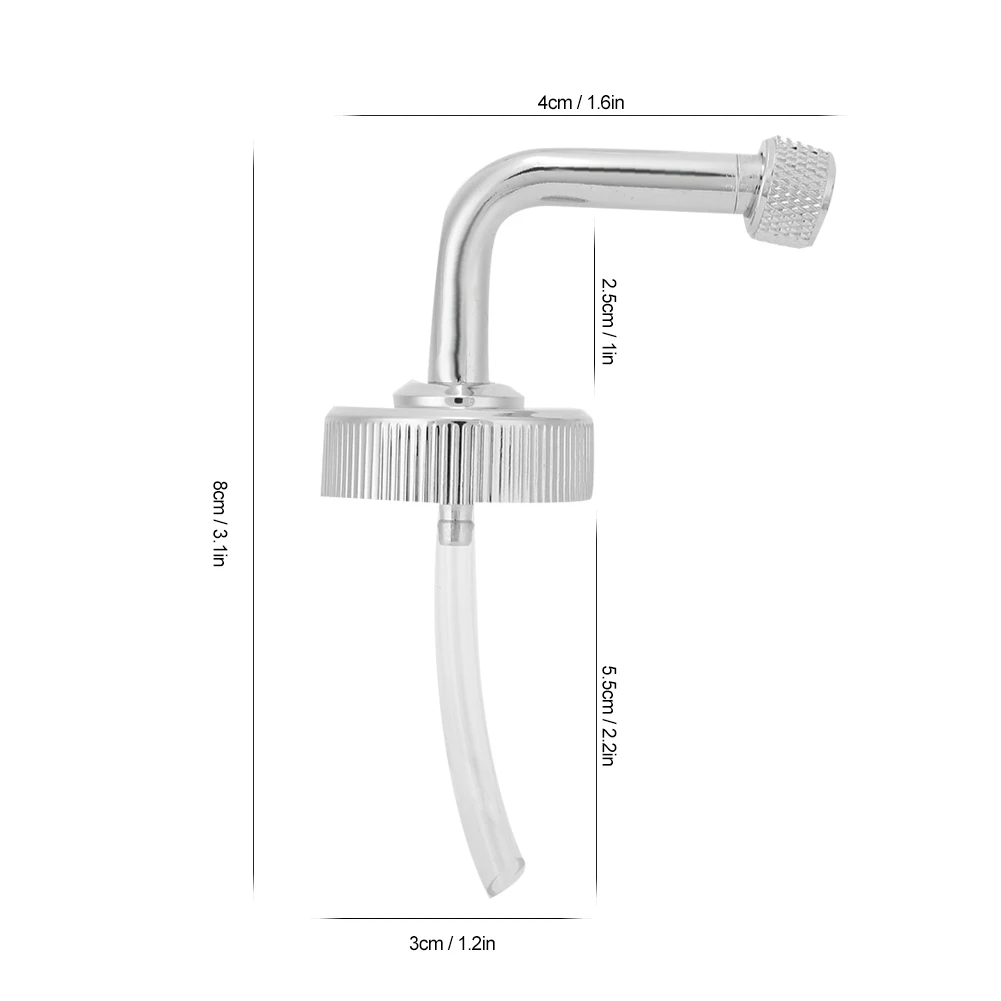 Elbow Tube Connector Airbrush Accessory for Handheld Water Oxygen Sprayer Micro Face Moisturizing Spray Machine