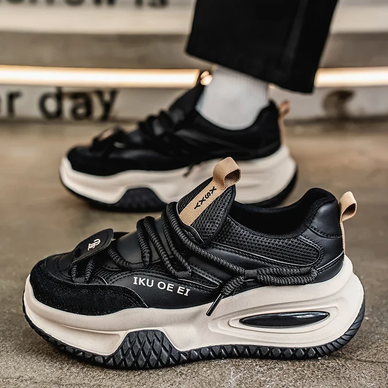 

Мужские повседневные кроссовки, новинка весны 2025 года, подходят для занятий спортом на открытом воздухе, модные универсальные низкие туфли для скейтборда для мужчин, Zapatos