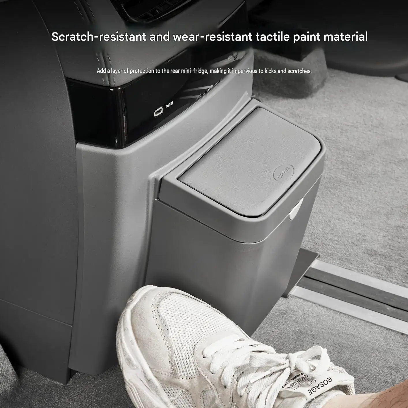 [Fast Shipping] Zeekr 009 Second-Row Refrigerator / Anti-Kick Trash Bin & Storage Box