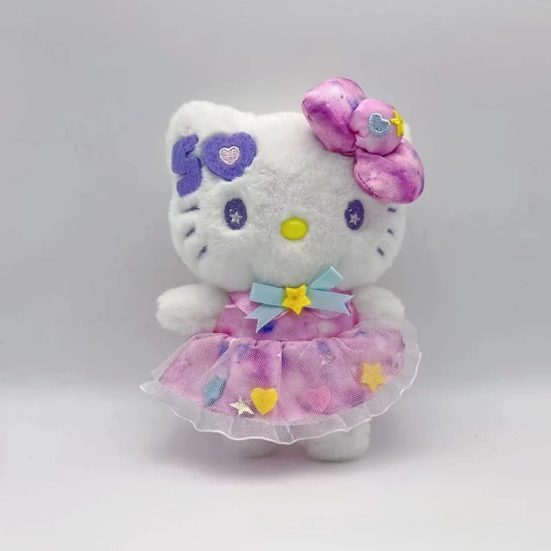 

Sanrio Kawaii Hello Kitty 50-летие плюшевая кукла мультфильм аниме украшение персонажа рюкзак кулон брелок аксессуар