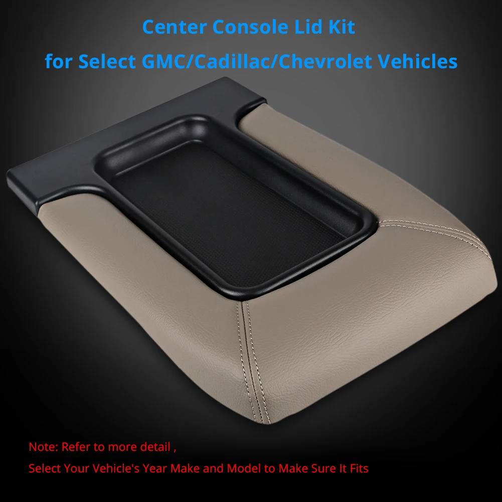 Center Console Armrest Cover Lid Replacement For Armrest Kit Cadillac Chevrolet Pickup Truck Suburban Tahoe Silverado Sierra