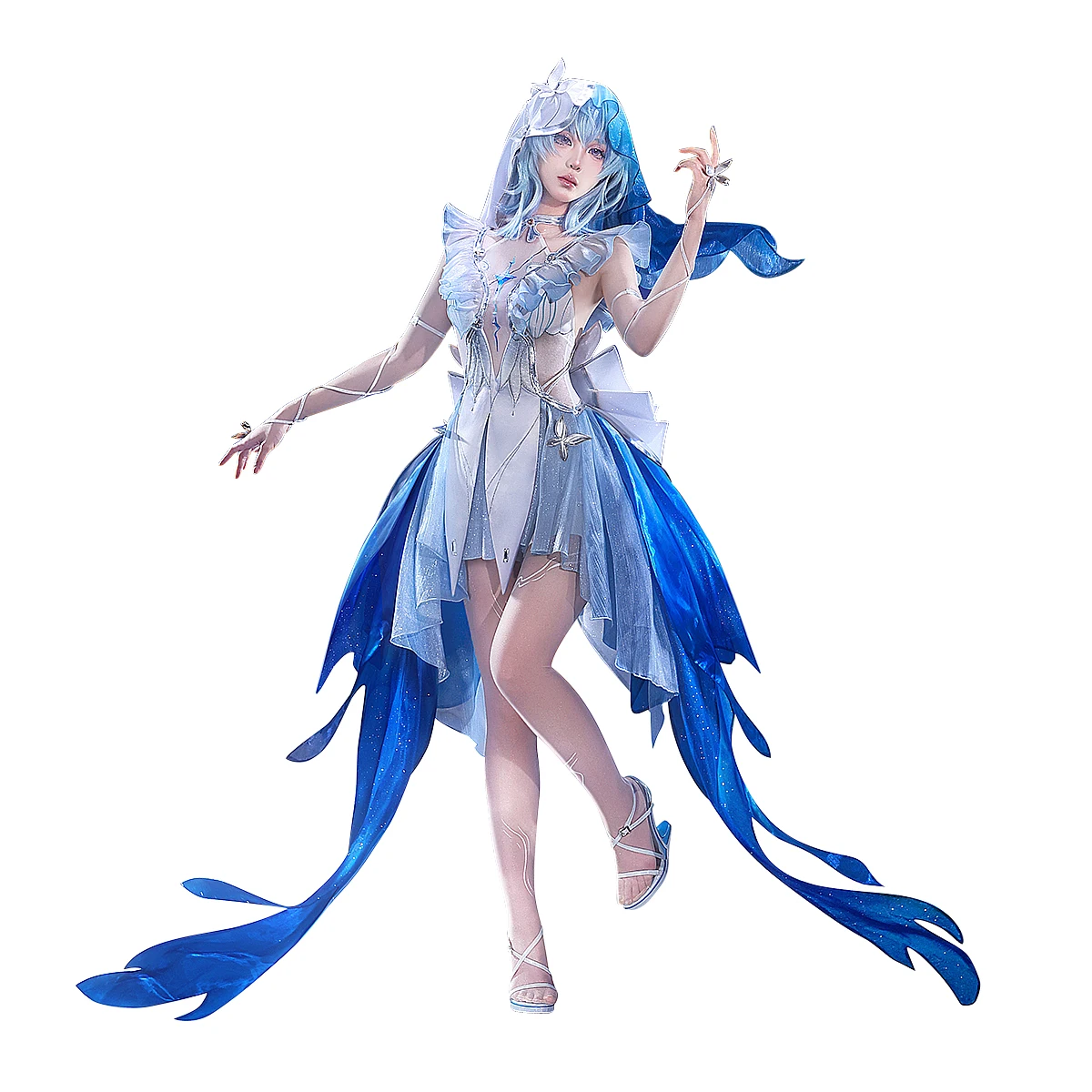 

Новая игра Wuthering Waves The Shorekeeper Косплей Костюм Хэллоуин Рождество Ролевые игры S-L Женская роль Женское платье