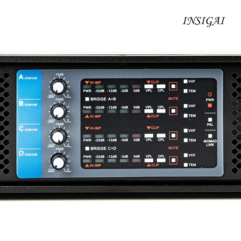 

LA800 800W/1200W Two Channel Professional Sound System Audio Equipment Power Amplifier