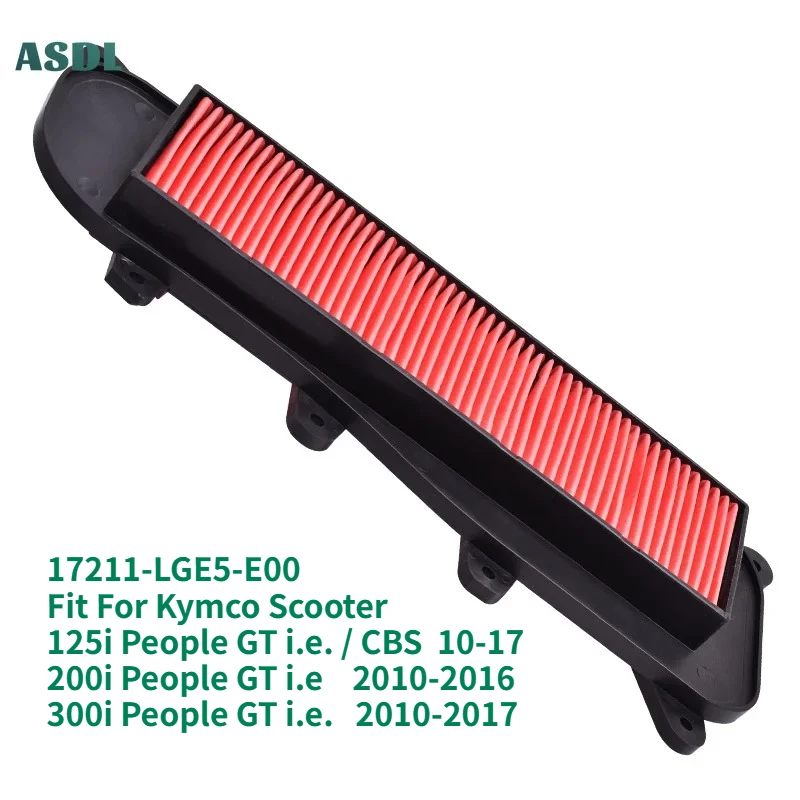 Motorcycle Air Filter Intake System Air Filter For Kymco Scooter 125i CBS 10-17 200i People GT i.e 10-16 300i People GTi.e 10-17