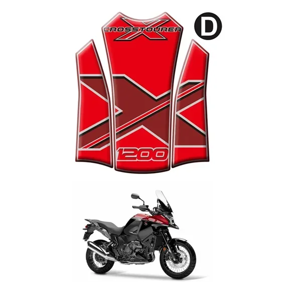 For HONDA VFR1200X VFR 1200X 1200 2012-2014 CROSSTOURER X Motorcycle Fuel Tank Protector 3D Gel Sticker Decal -4