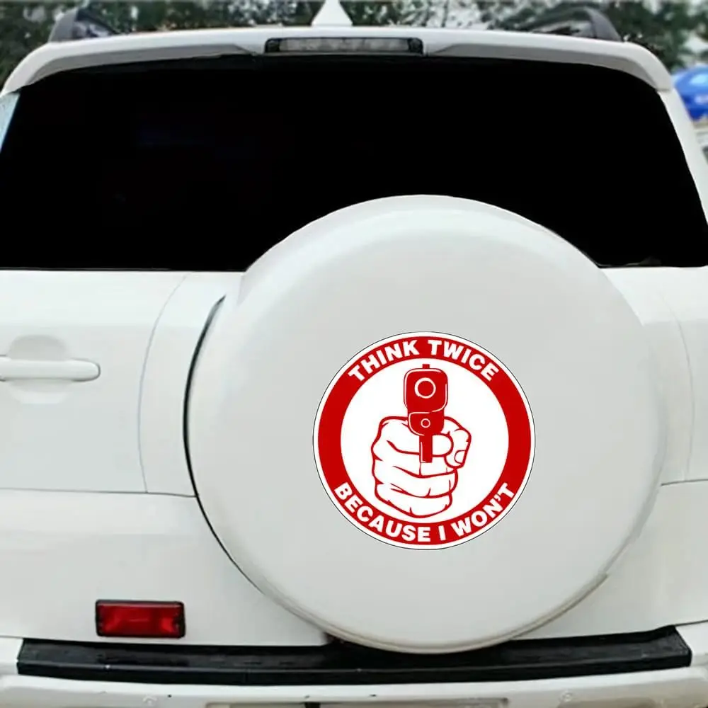 قطعة واحدة من ملصقات الفينيل لأنني لا أعرف مرتين، ملصقات تحذيرية ممتعة، موضوع الرسوم المتحركة ذو الياقة الزرقاء