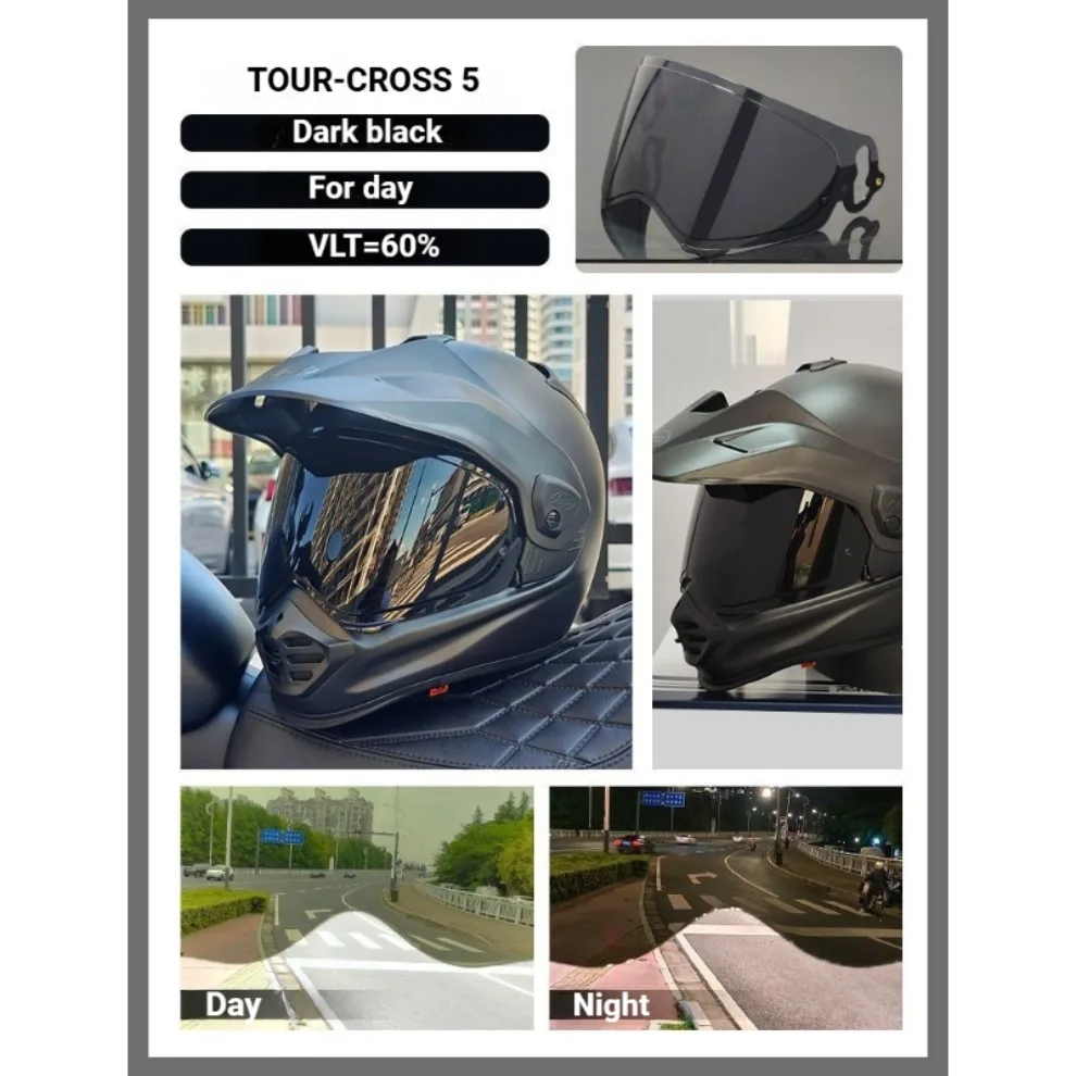 Helmet Visor Shield for ARAI TOUR-X5 TX5 VAS-A MAX-V TOUR-CROSS V TOUR-CROSS 5 XD-5 Lens Glass Viewfinder Windshield Accessories
