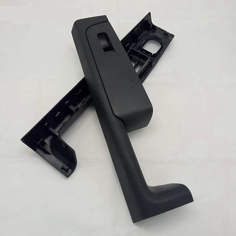 2X For Skoda Superb Door Handle Front Left And Right Door Armrest Box Inner Handle Frame, The Lifter Switch Box Black