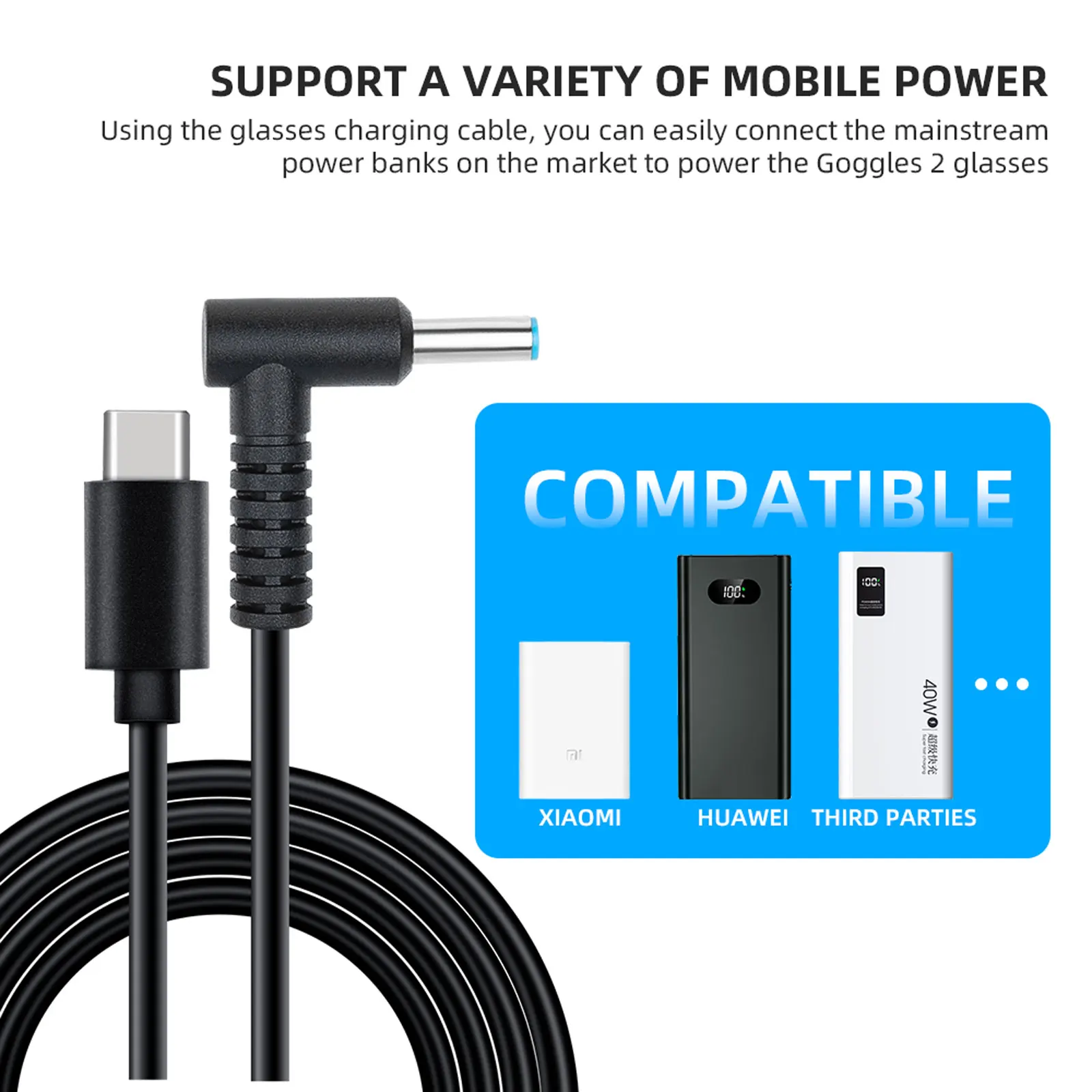 แว่นตา2แว่นตา Power สำหรับ DJI Avatar