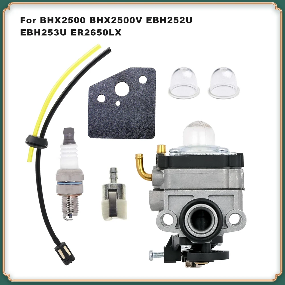 

Carburetor Repair Kit for BHX2500, BHX2500V, EBH252U, EBH253U, ER2650LX Trimmer