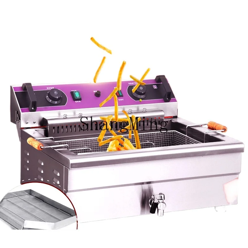 

ZYY commercial large-capacity electric fryer horizontal bar fritters machine automatic frying machine
