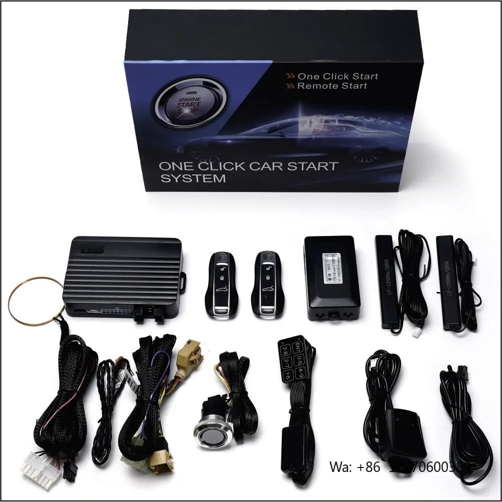 ASDST A146 Start-stop Keyless Entry System with PKE Bluetooth Control Button for Cars 2 Year Warranty