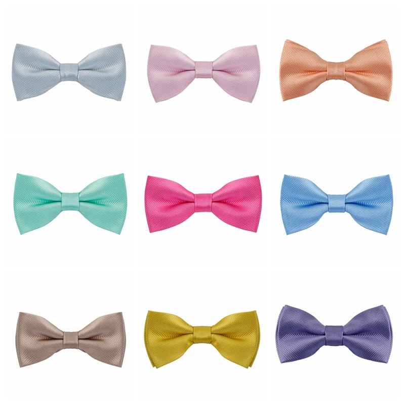 Men Tie Fashion Butterfly Bowtie Party Wedding Bow Tie For Men Women Candy Solid Color Bowknot Wholesale Accessories Bowtie Gift