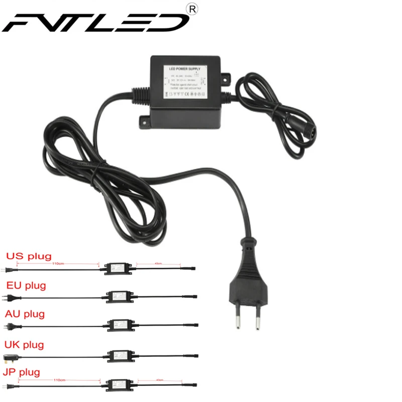 

FVTLED DC12V 30W LED Light Driver 85-265V Led Lamp Power Supply Deck Light and Rigid Light IP67 Waterproof Transformer