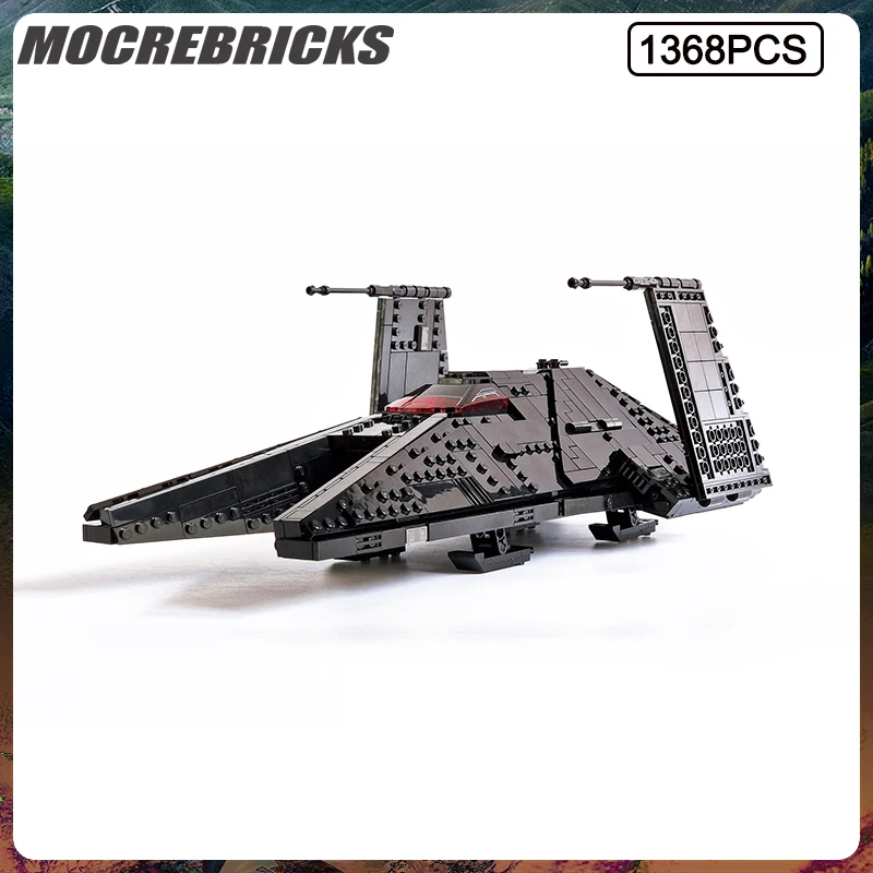 

Space War Series Transport Scythe Warship High-tech MOC Assembling Building Blocks Model Brick Children's Toys Christmas Gifts