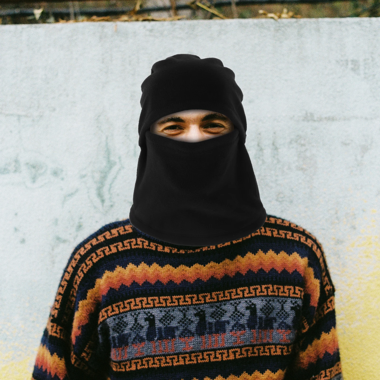 Breathable Windproof Outdoor Face Hood Elastic Neck Gaiter Cycling Ski Mask Riding Scarf Sports Face Neck Wrap