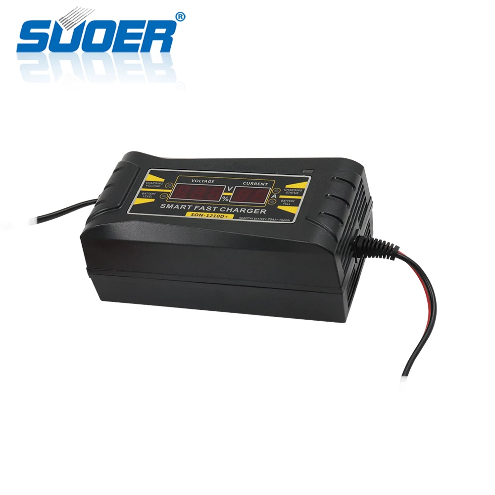 Suoer【 Battery charger 】new design battery charger 12v car battery charger(SON-1210D+)