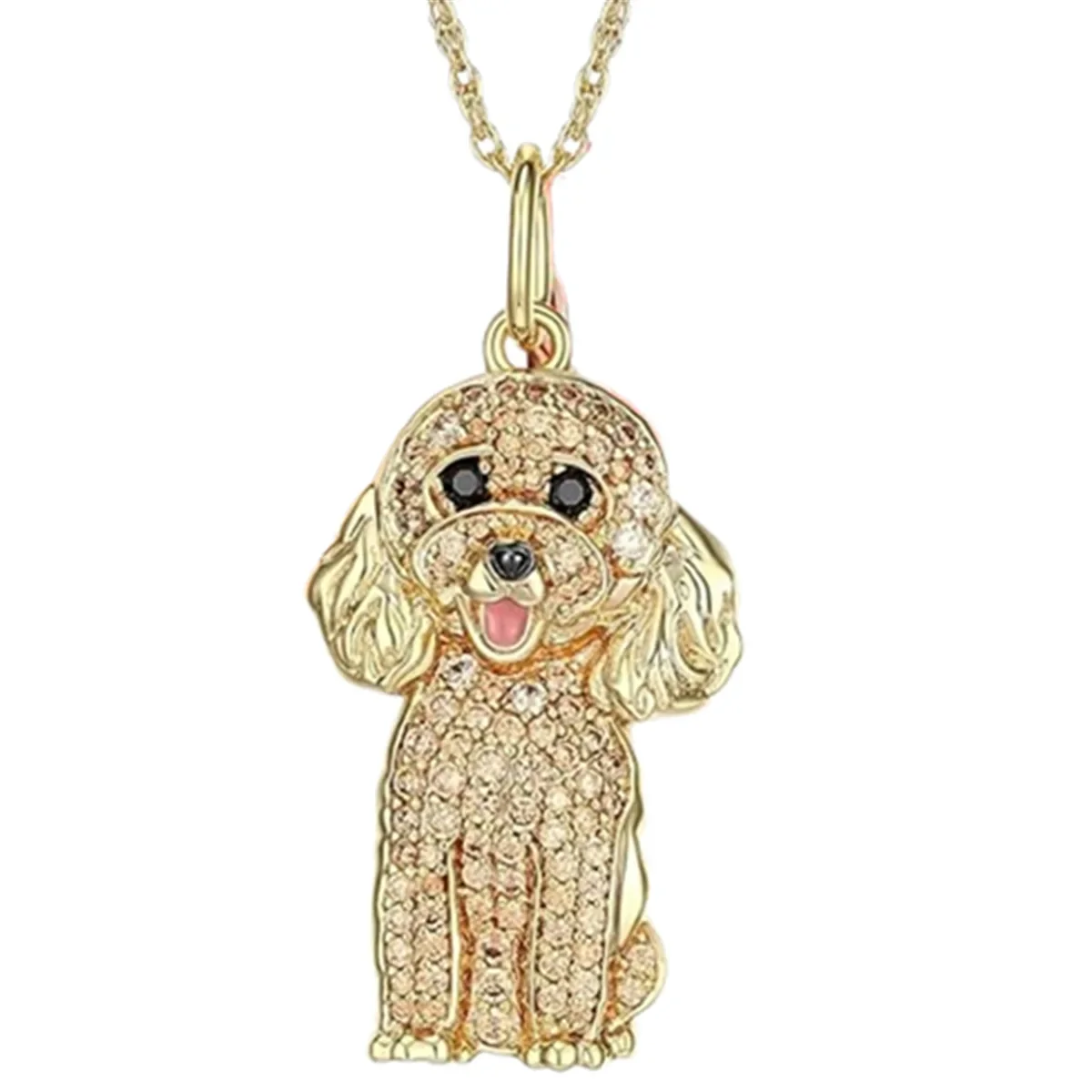 Exquisite and Cute Poodle Pendant Necklace for Women Elegant Pet Puppy Jewelry Animal Accessories Memorial Gift for Dog Lovers - Image 5